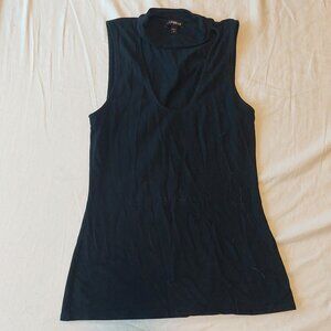 Express Black Cutout Sleeveless Tank Top - Size Small